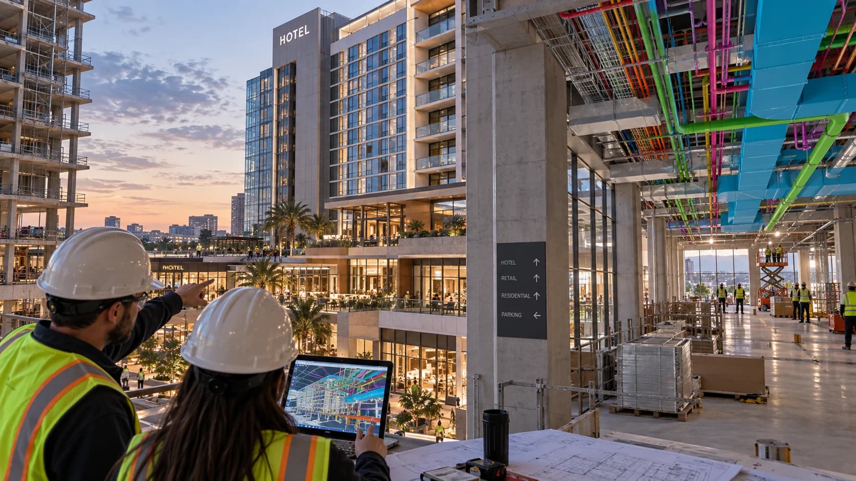 Coordinación BIM para Hoteles y Proyectos de Uso Mixto