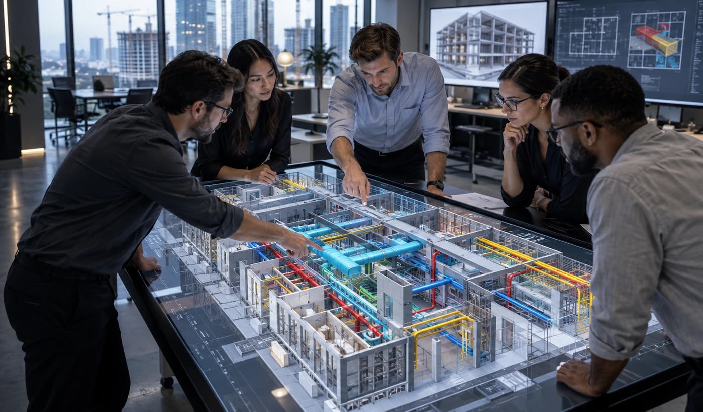 Concept illustration: IPD and BIM: How to Prepare Collaborative Project Delivery