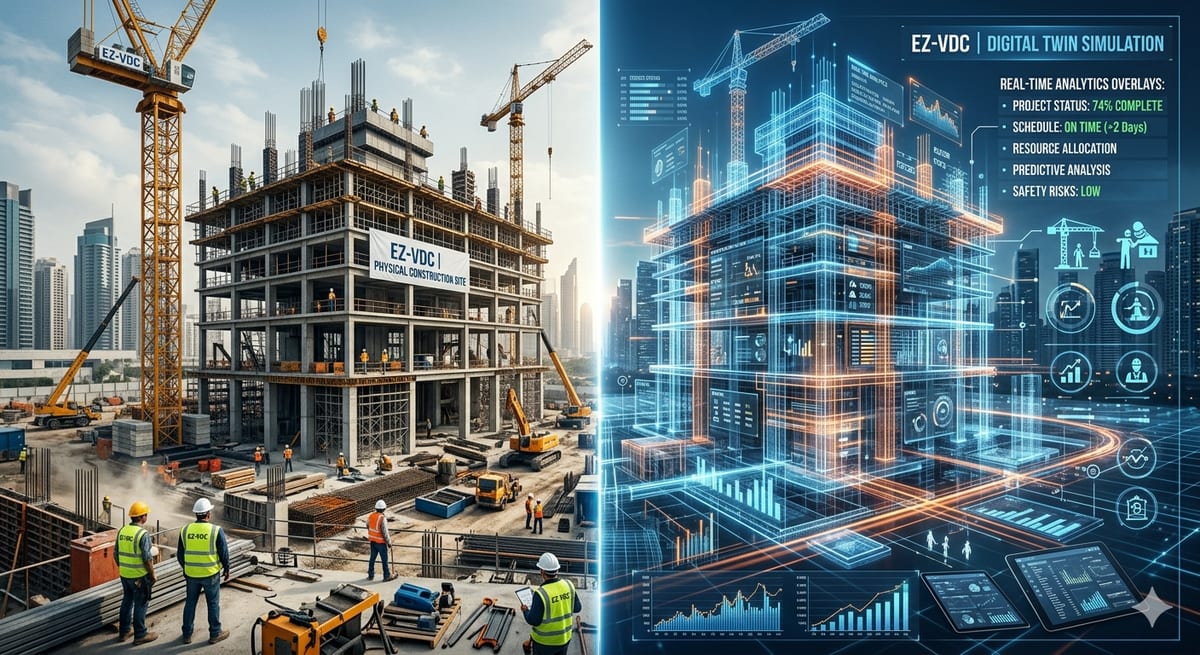 Digital Twins in Construction: From BIM Model to Live Facility